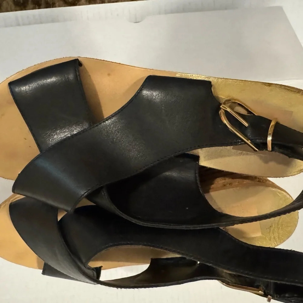 Black dolce vita wedge Sz 7 - Picture 2 of 6